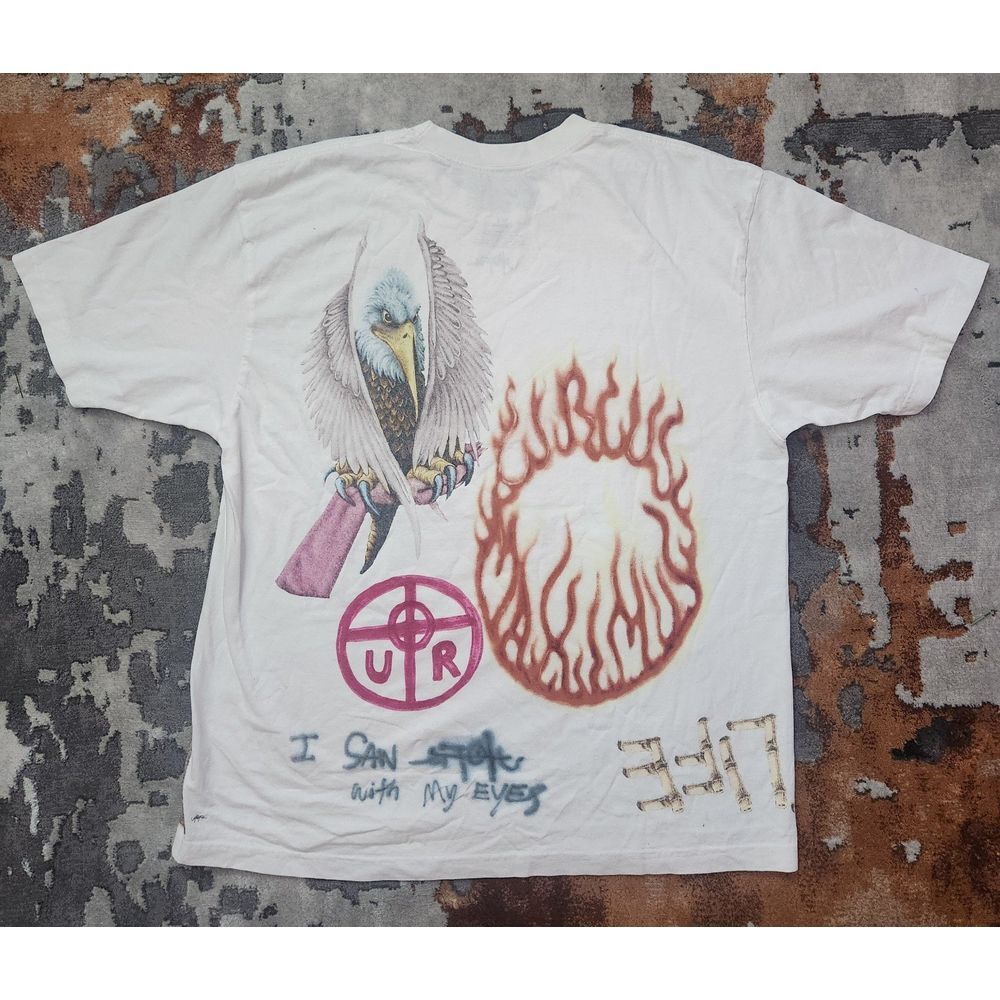 Travis Scott 2024 MetLife Utopia Circus Maximus‎ Tournee XL White T-Shirt